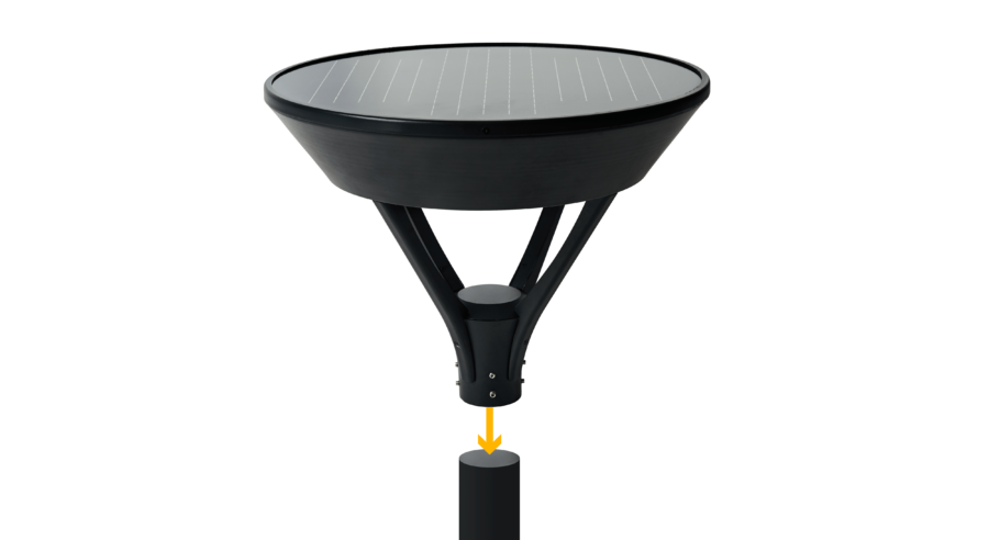 Easy installation Solar Post Top