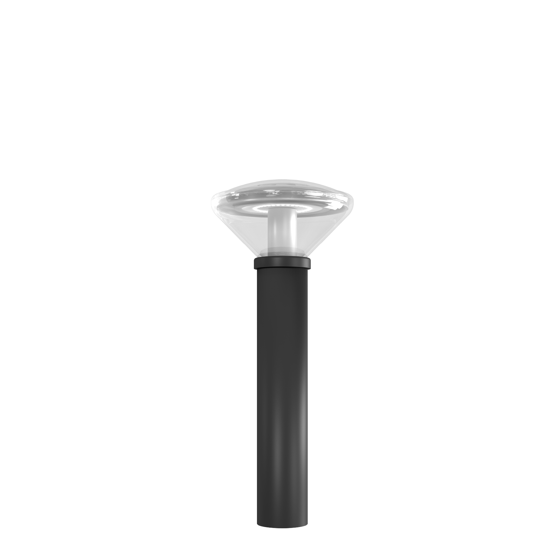 Vandal solar bollard, unbreakable solar bollard