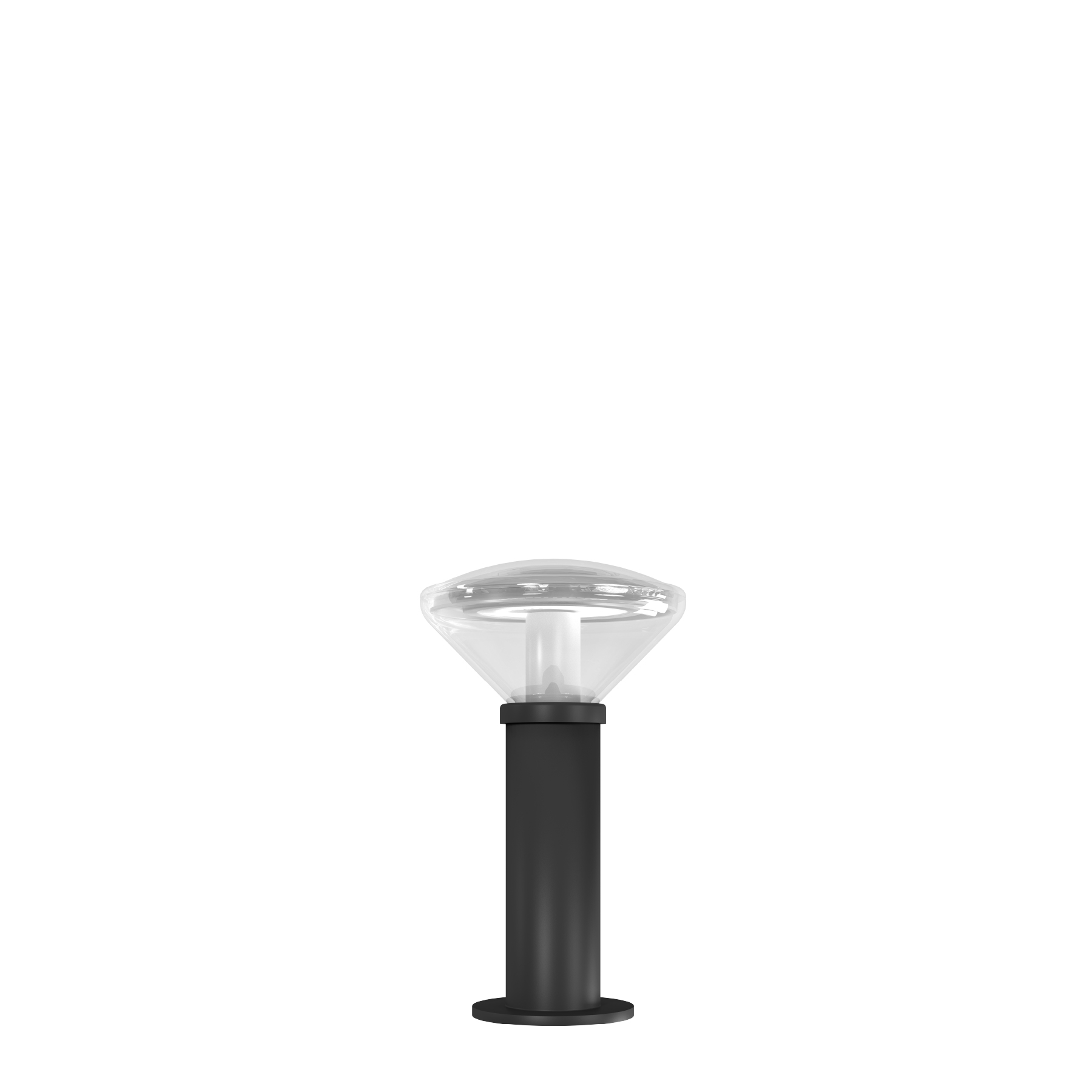 Vandal solar bollard, unbreakable solar bollard