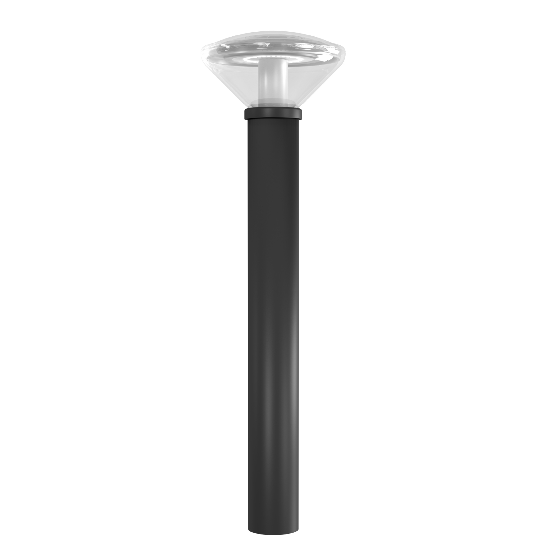 Vandal solar bollard, unbreakable solar bollard