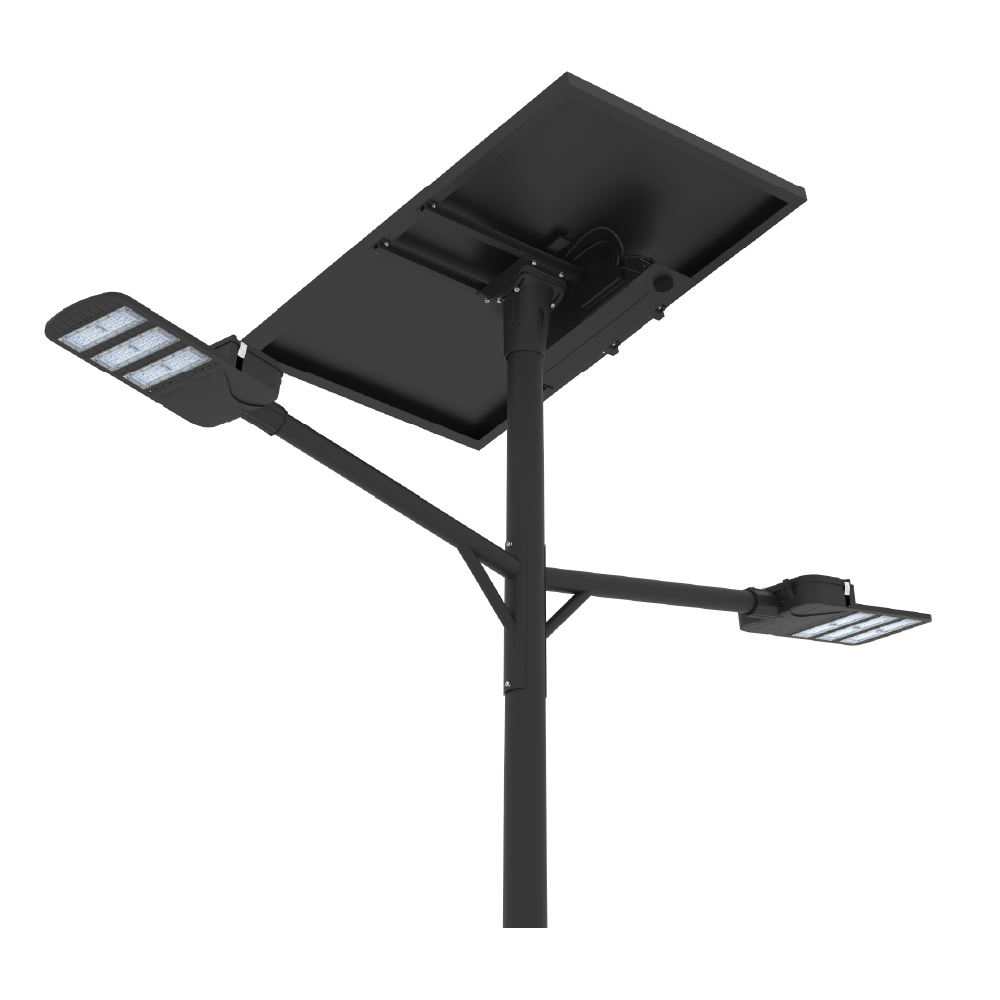 Double Arm Solar Street Light