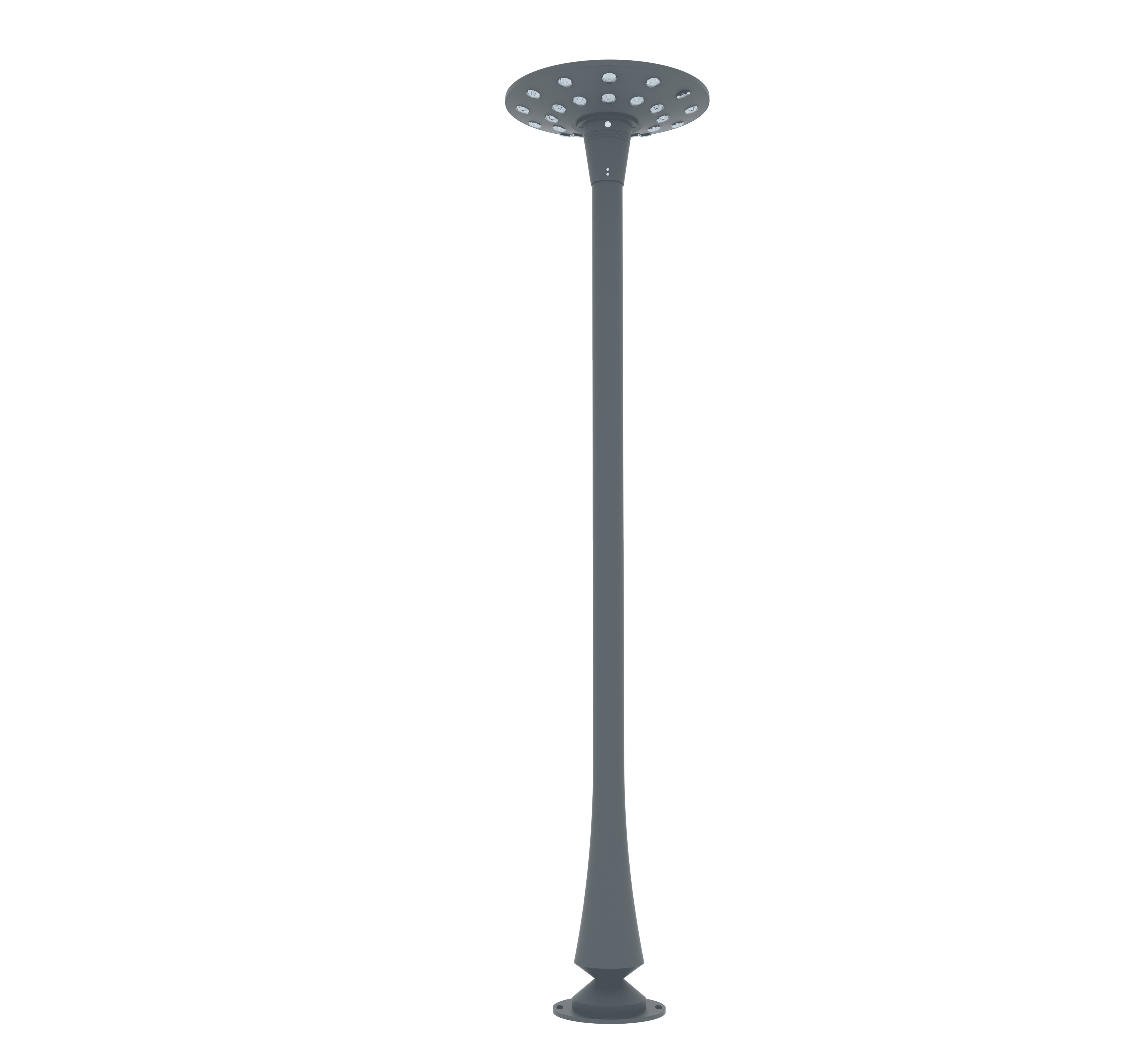 Luminaire on solar pole TIRAS